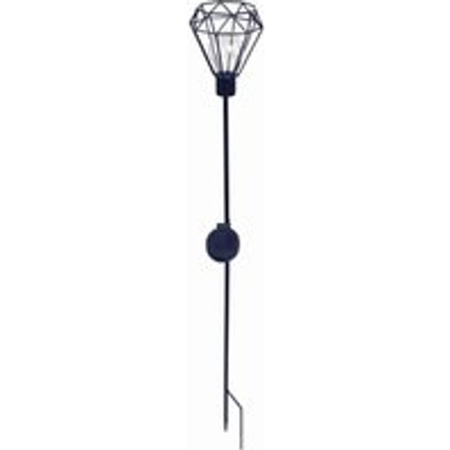 Cable Free Solar Garden Light - Diamond Wire Design -  Stake Support