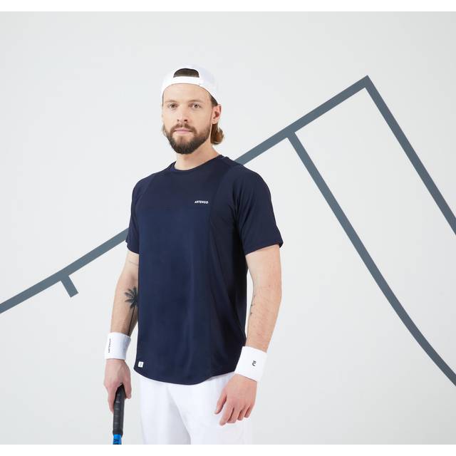 Men's Short-sleeved Tennis T-shirt Dry - Navy Gaël Monfils - Blue
