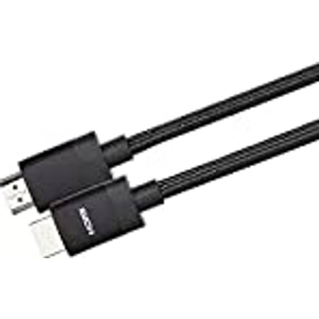 Maplin HDMI to HDMI V2.1 8K Ultra HD 60fps Braided Cable with Ethernet - Black