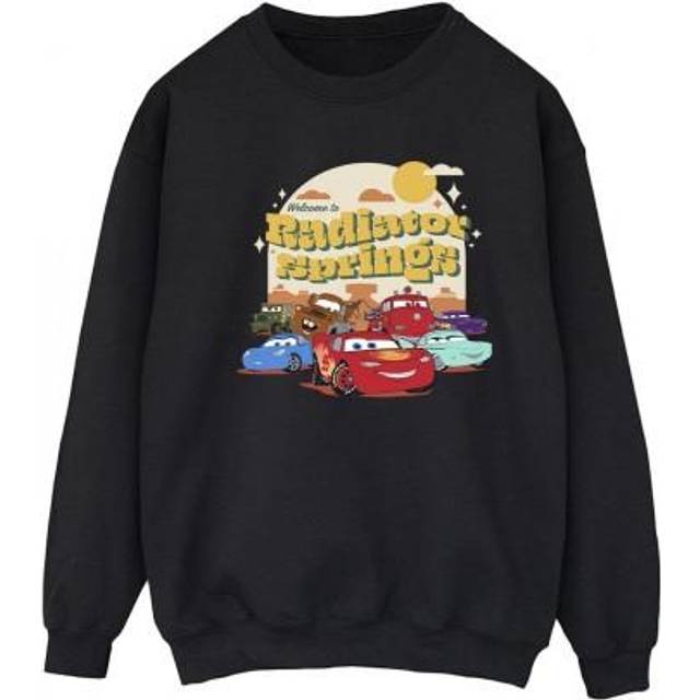 Cars Radiator Springs Group Sweatshirt - Black - L