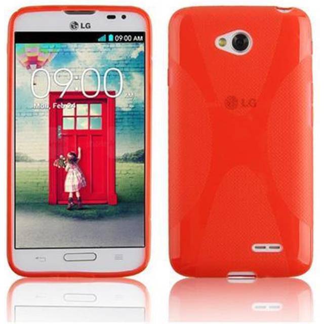 (SNOW WHITE) Cadorabo Case for LG L70 (1. SIM) Cover Protection TPU Silicone Gel Back case