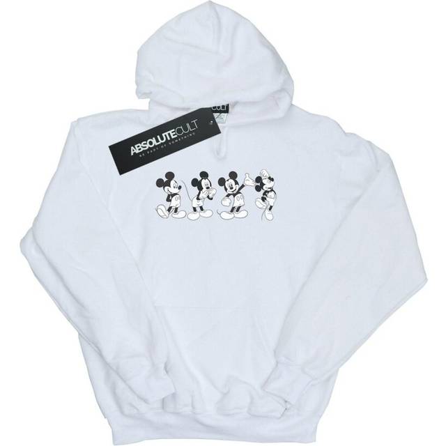 (XL, White) Disney Womens/Ladies Mickey Mouse Four Emotions Hoodie