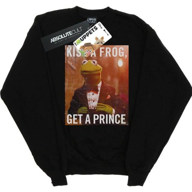 The Muppets Kiss A Frog Get A Prince Sweatshirt - Black