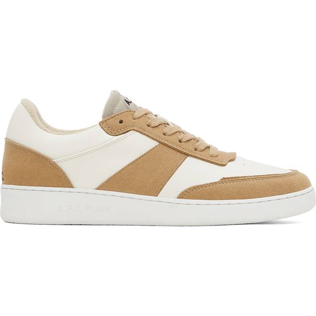A.P.C. White & Beige Plain Sneakers - BAA BEIGE - IT 38