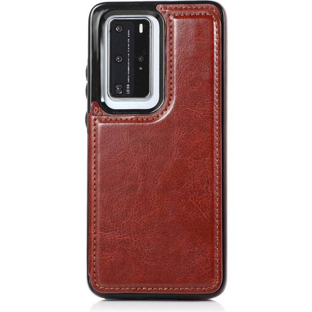 Luxury Flip Cards Wallet Slim PU Leather Cover For Huawei P40 Shockproof Shell Phone Case