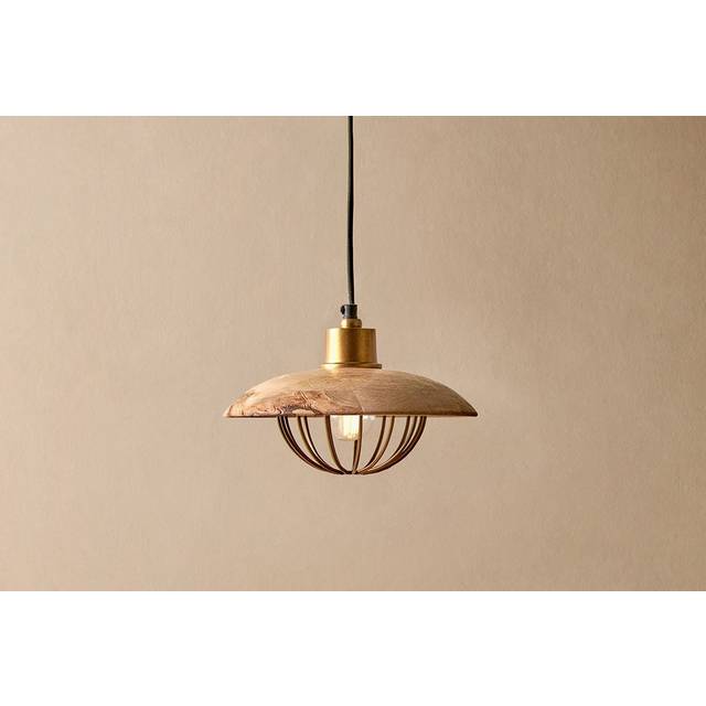 nkuku Chakai Small Pendant Ceiling Light, Natural