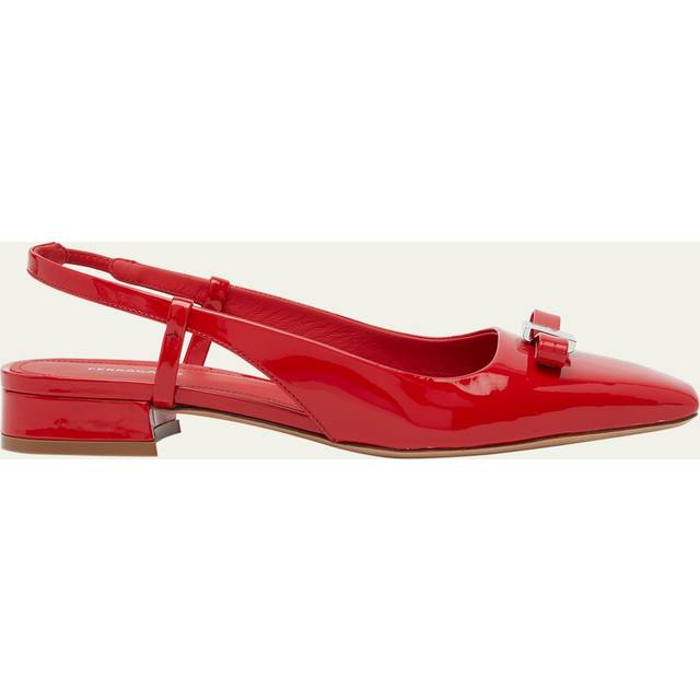 Ferragamo Marlina Patent Slingback Flat