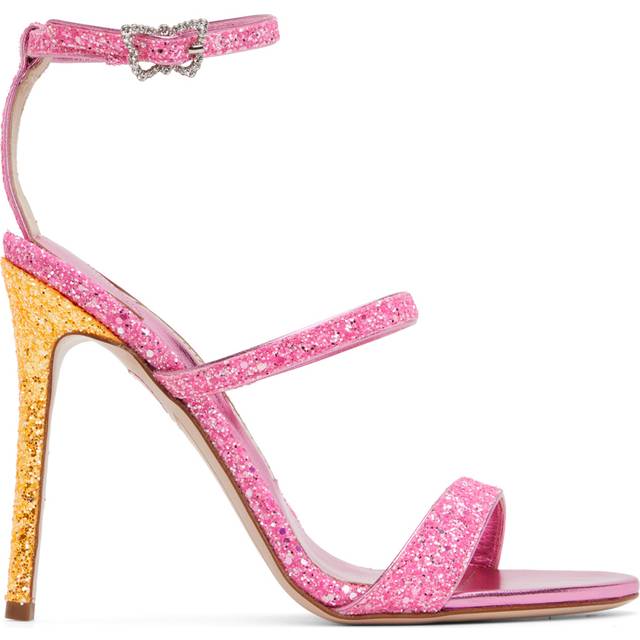 Sophia Webster Pink Rosalind Heeled Sandals - Pink Punch & Sunston - IT 36