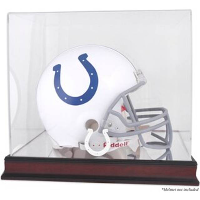 Indianapolis Colts Mahogany Helmet Logo Display Case with Mirror Back