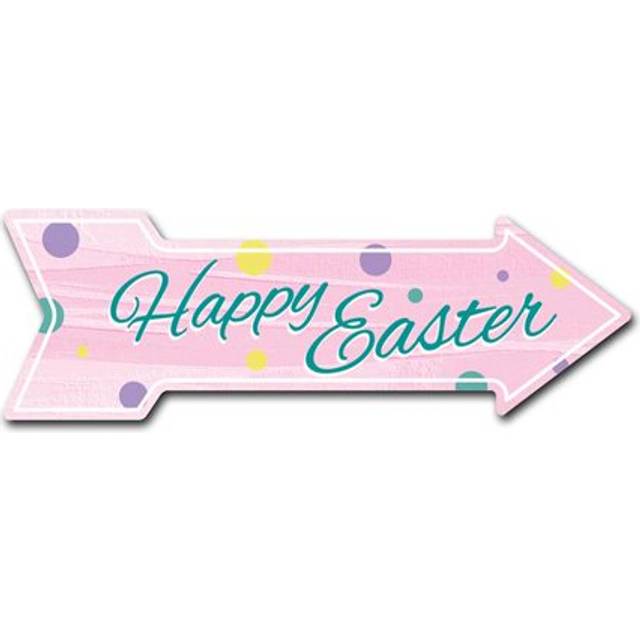 SignMission D-A-8-999832 8 x 24 in. Indoor & Outdoor Decor Direction Sticker Vinyl Wall Decals - Happy Easter 2 - 24 in.