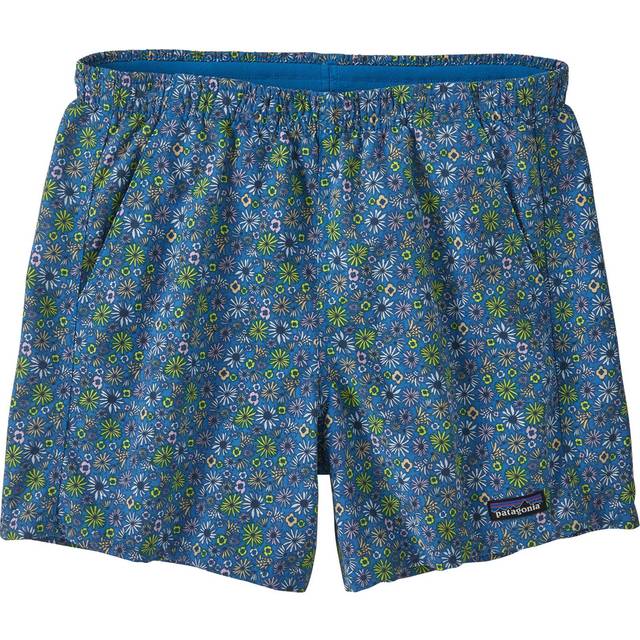 Patagonia Womens Baggies Shorts - 5" (Blå (FLORAL FUN: VESSEL BLUE) Medium)