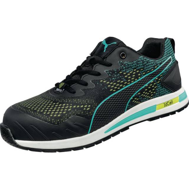 Vivid Green Heart Low Trainer - Black - 5