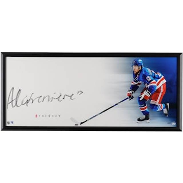 Alexis Lafreniere New York Rangers Autographed Upper Deck Framed 20" x 46" The Show In Line Photograph