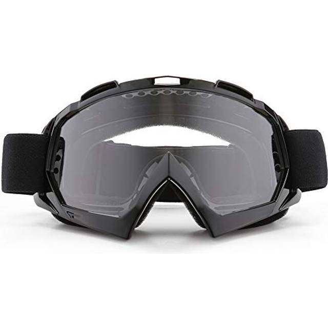 SPOSUNE Motorcycle Goggles  ATV Dirt Bike Off Road Racing MX Riding Goggle Anti-Scratch Dustproof Bendable UV400 Eyewear with Padded Soft Thick Foam A