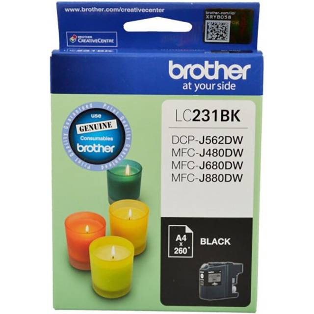 Brother LC231 Black Ink Cartridge Toner LC231BKS