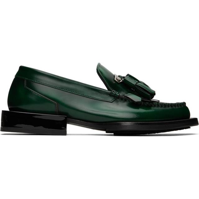 EYTYS Green Rio Loafers - Fringe Leather Ivy - IT 35