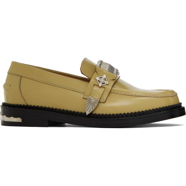 Toga Pulla Beige Hardware Loafers - AJ1300 - Cream - IT 35