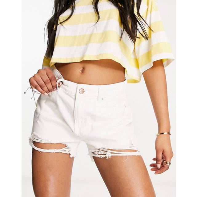 Only White Pacy Hw Denim Shorts - XL