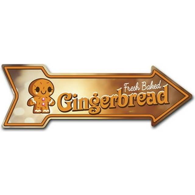 SignMission D-A-999846 6 x 18 in. Indoor & Outdoor Decor Direction Sticker Vinyl Wall Decals - Gingerbread - 24 in.