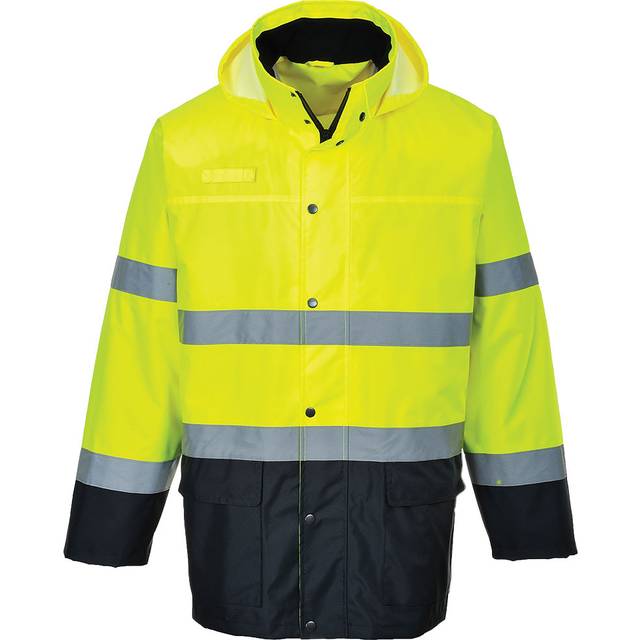 Portwest Lite Two-Tone Traffic Jacket - Yellow/Navy - 3XL