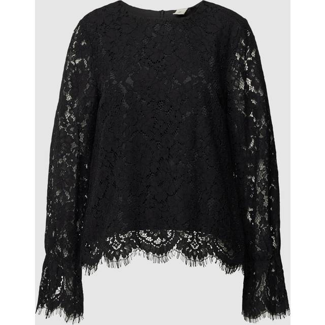 YAS Yasperla Ls Lace Top S. Noos |Svart |XS