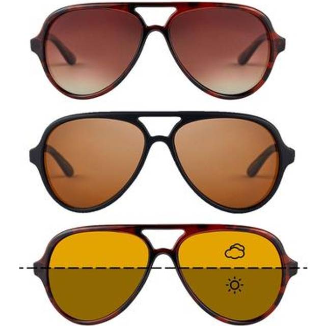 Fortis polarizan okuliare aviator tortoise shell
