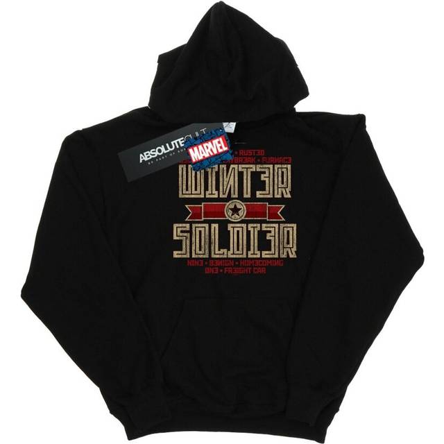 Marvel Dam/Dam Vinter Soldier Trigger Badge Hoodie L svart