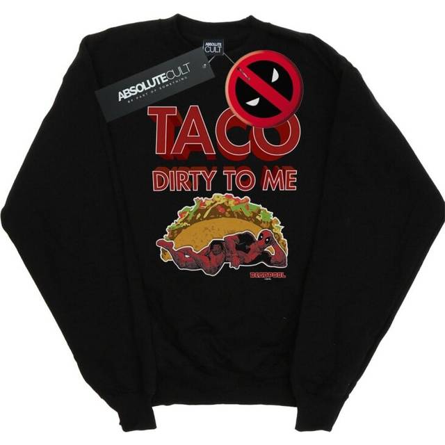 Deadpool Taco Dirty To Me Sweatshirt - Black - XXL