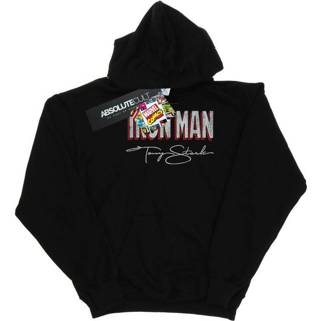 Marvel Mens Iron Man AKA Tony Stark Hoodie M vit