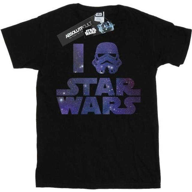 (5-6 Years, Black) Star Wars Boys I Love Star Wars T-Shirt