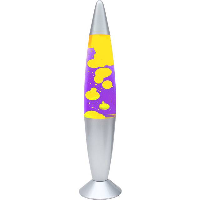 Global Gizmos Purple and Yellow Lava Lamp 16"