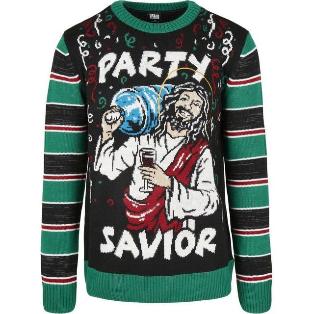 Sweatshirt Urban Classics savior christmas - Noir - L