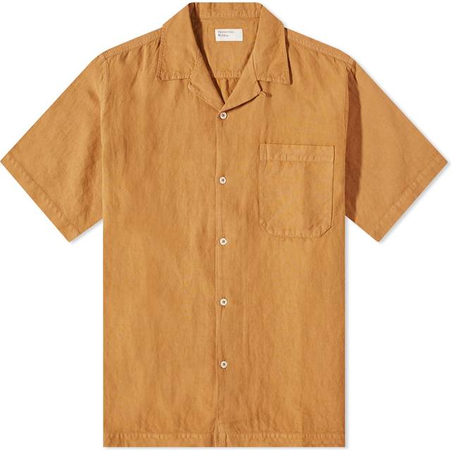 Universal Works Brown Camp Shirt - BRONZE - S