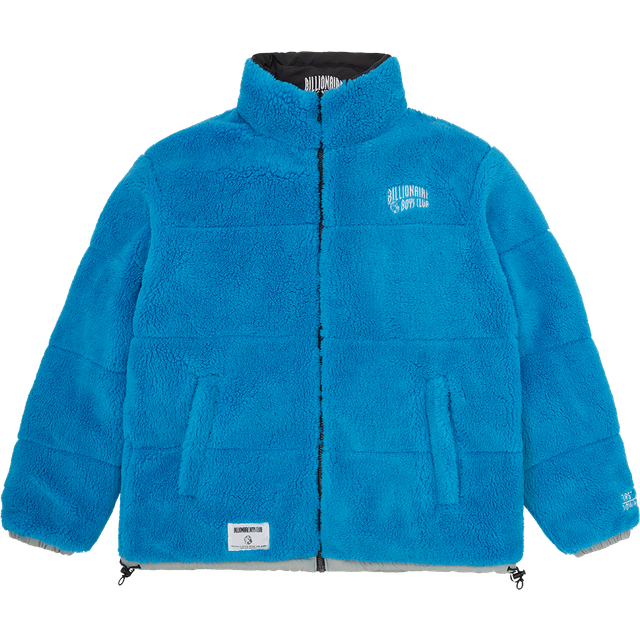 FIRST DOWN REVERSIBLE BUBBLE DOWN JACKET - BLUE/GREY, XL