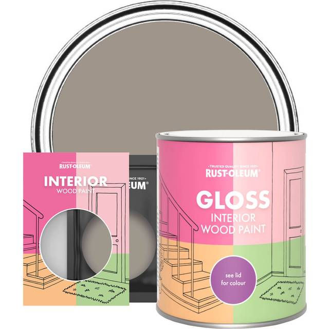 Rust-Oleum Interior Wood Paint, Gloss Finish - Whipped Truffle - 10ml - Brown