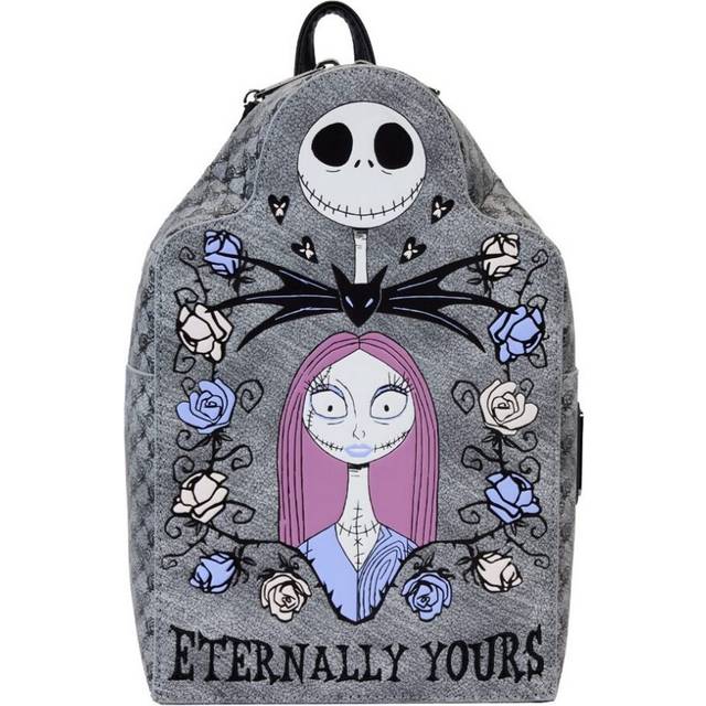 Jack and Sally Eternally Yours Mini Backpack - Black&#47;Gray&#47;Purple (One-Size)