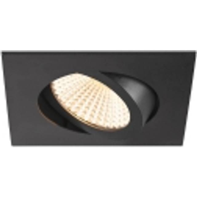 SLV New Tria 68 Recessed Ceiling Light 3000K 60° IP20 Square Black