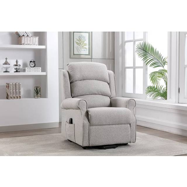 Andover Riser Recliners - Linen - Cream