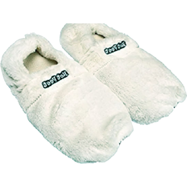 Värmetofflor Hot Feet Deluxe Vit