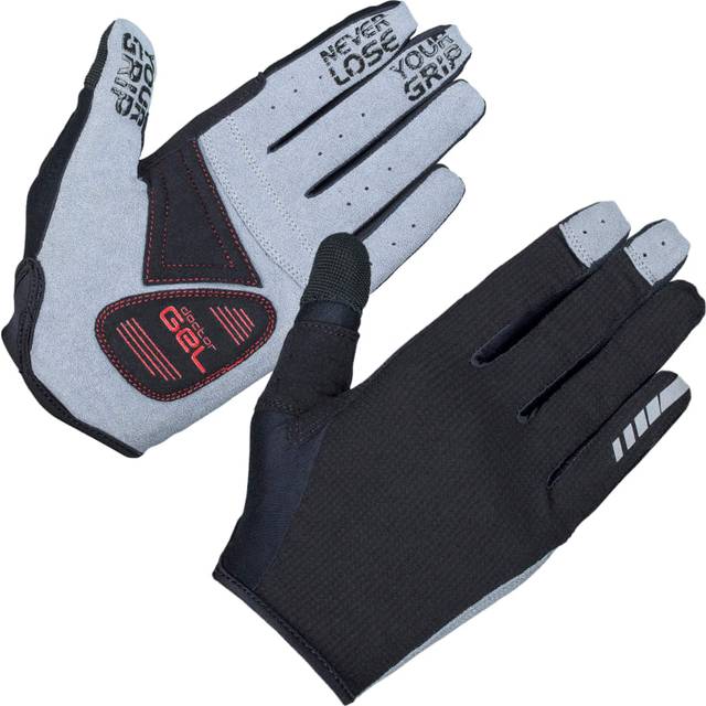 Gripgrab Cykelhandskar Shark Padded Full Finger Dam Svart, Svart, XS