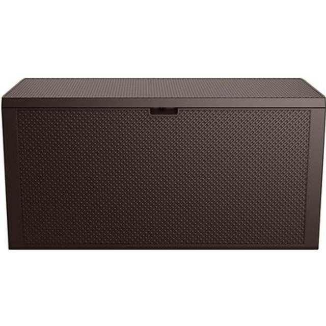 Keter Emily Graphite Outdoor Garden Storage Box - 277L