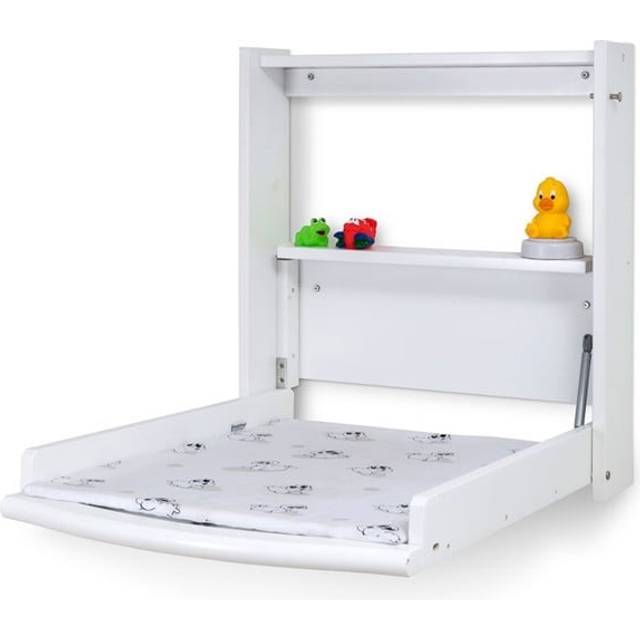 BabyTrold - Changing table for wall incl. mattress White