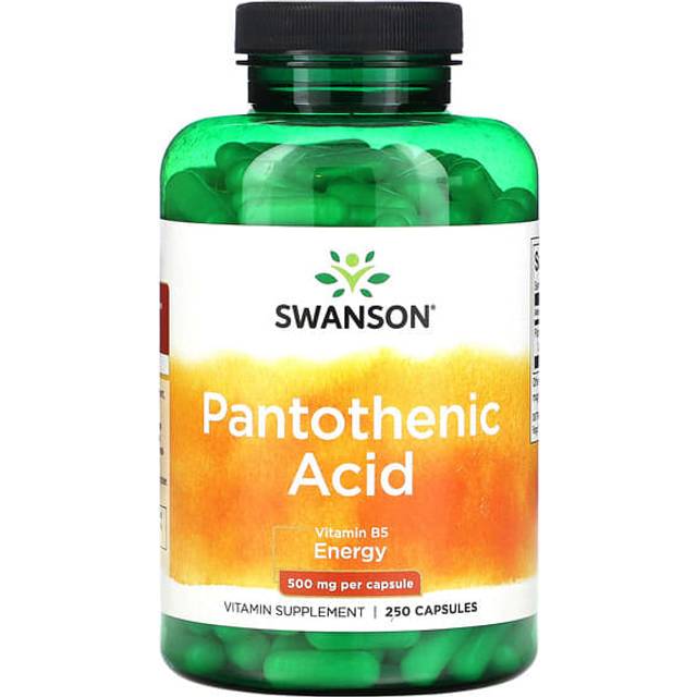 Swanson, Pantothenic Acid, 500 mg, 250 Capsules