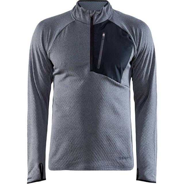 Craft CORE Trim Thermal Midlayer M Mellanlager Tröja Dk Grey Melange, M (M)