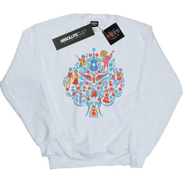 Coco Tree Pattern Sweatshirt - White - XXL