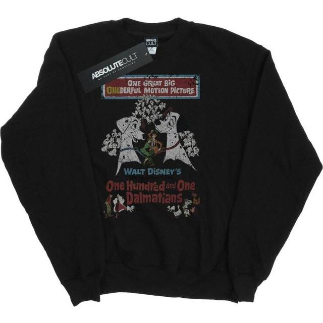 101 Dalmatians Retro Poster Sweatshirt - Black - L