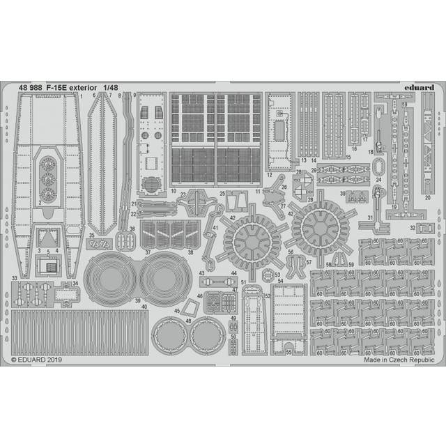 EDP48988 - Eduard PhotoEtch 1:48 - F-15E exterior (GWH)