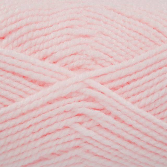 (Soft Pink (2512)) King Cole Big Value Baby Chunky 100% Acrylic Knitting Yarn 100g