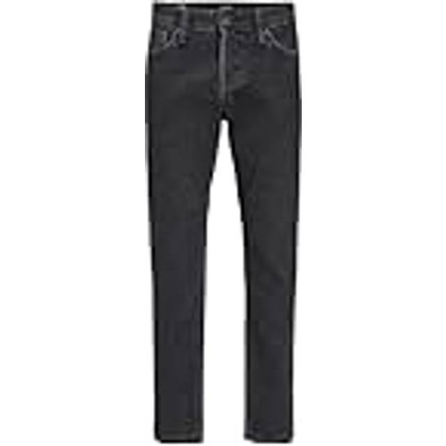 Jack & Jones – Alex – Svarta, tvättade, baggy jeans-Blå