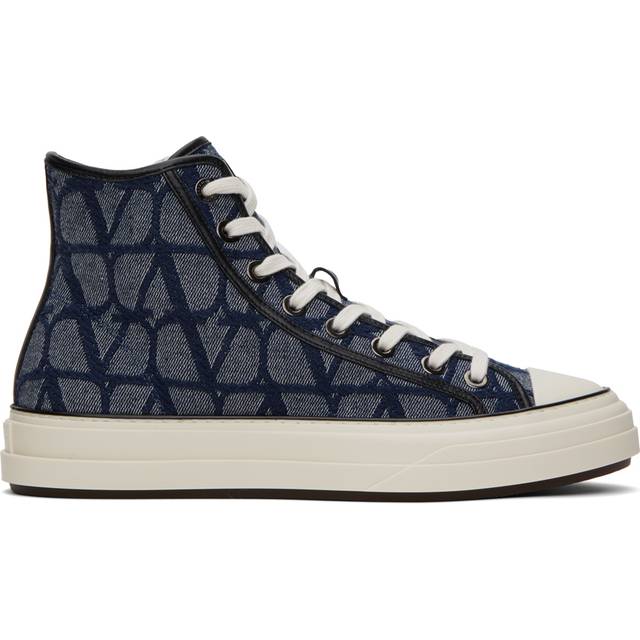 Valentino Garavani Blue Iconographe Sneakers - DENIM/IVORY/FONDANT - IT 40